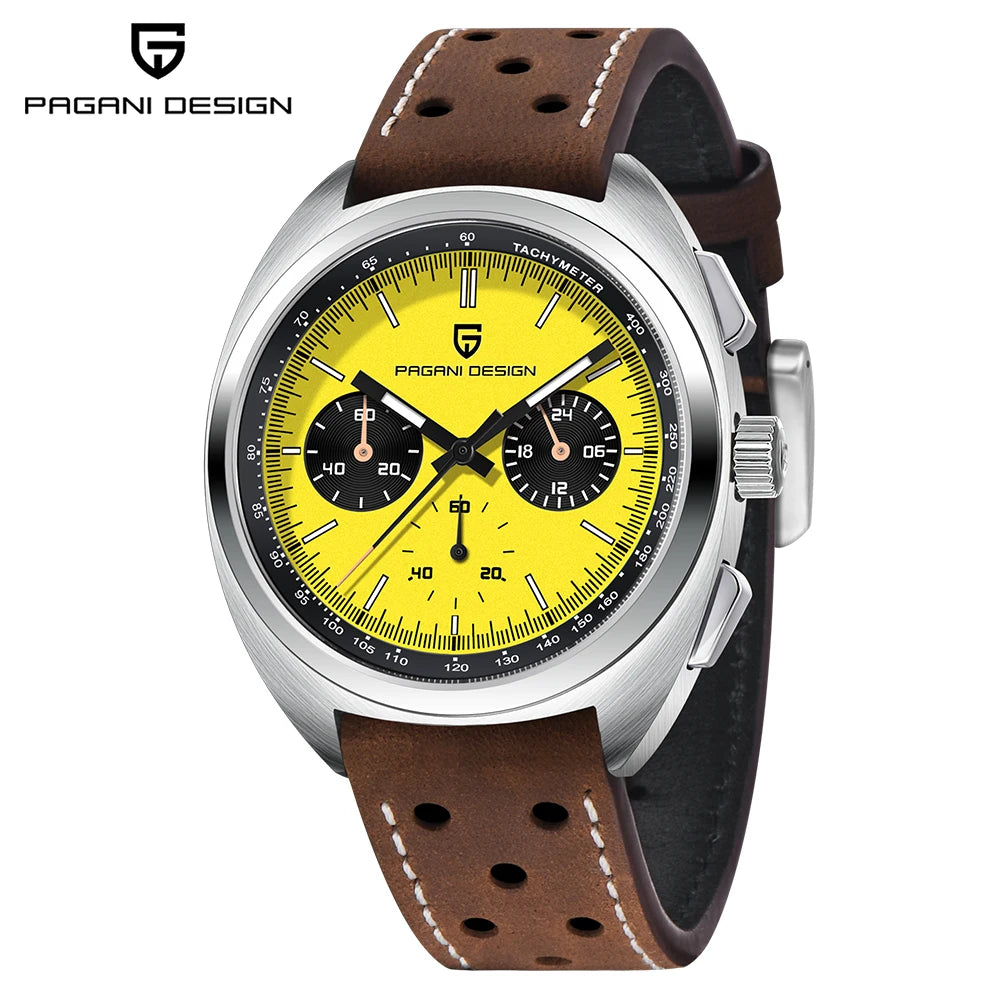 PAGANI DESIGN PD1782 Cronógrafo VK63 – Zafiro, acero y 100 m WR