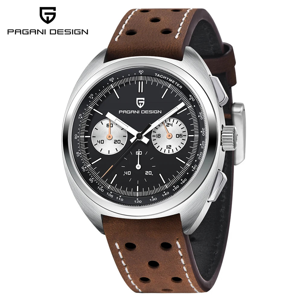 PAGANI DESIGN PD1782 Cronógrafo VK63 – Zafiro, acero y 100 m WR