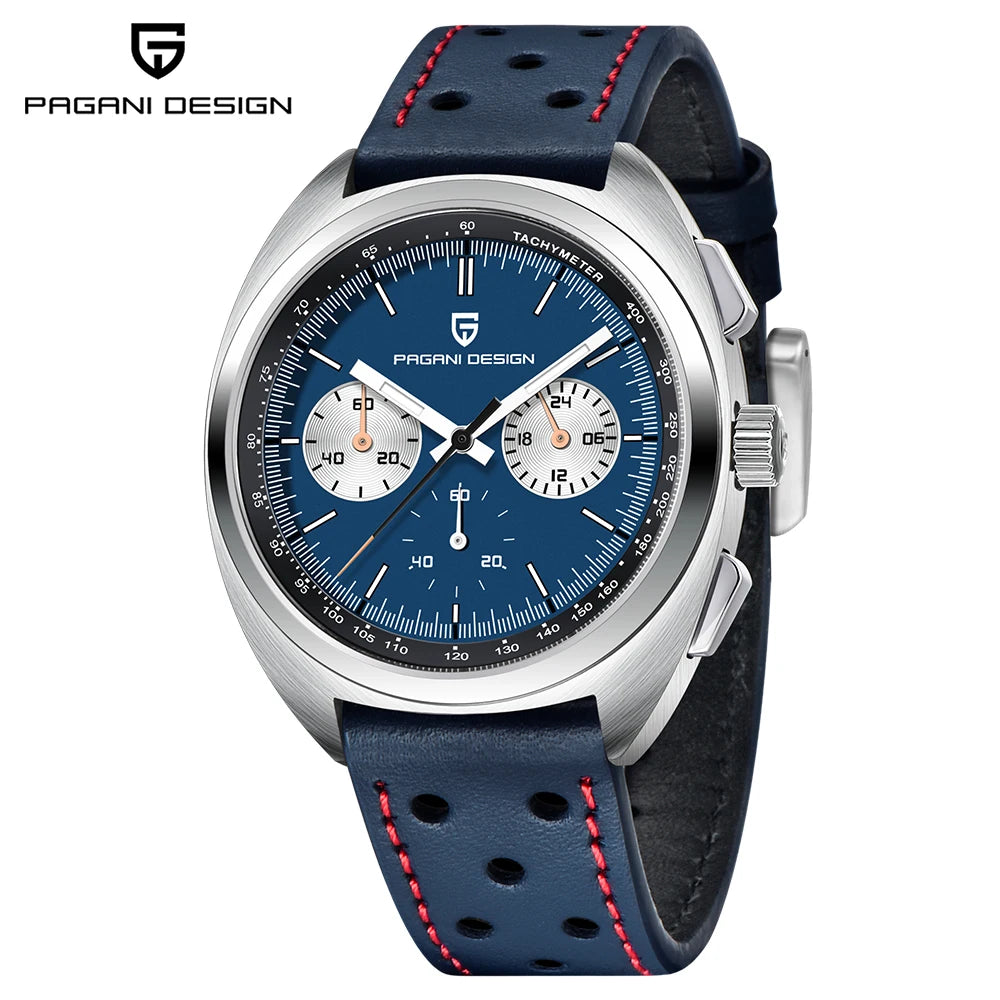 PAGANI DESIGN PD1782 Cronógrafo VK63 – Zafiro, acero y 100 m WR