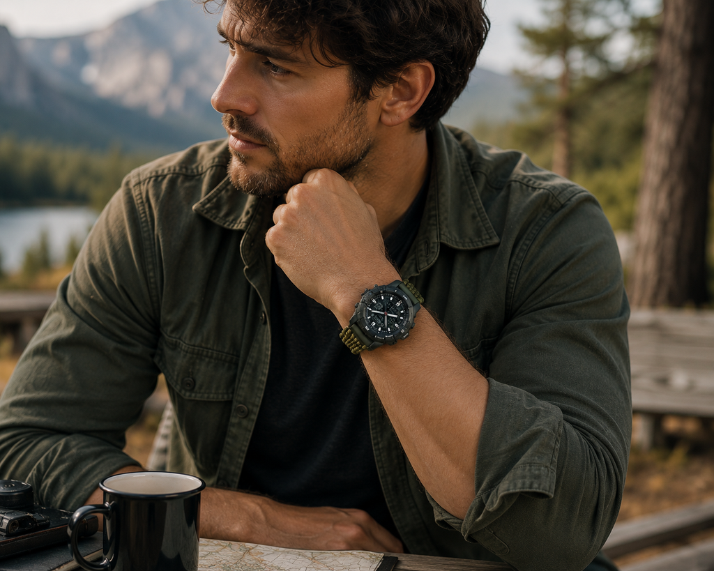 Reloj Táctico Multifunción con Paracord y Kit de Supervivencia