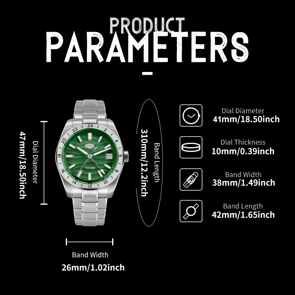Reloj HeroForce HF5056 GMT seleccionado por Just About James