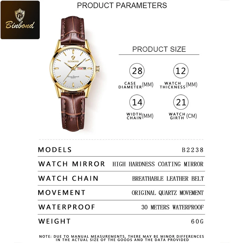 BINBOND Classic Mujer 28 mm