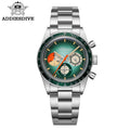 ADDIESDIVE AD2551 Cronógrafo 37 mm – Acero, cristal K1 y 100 m WR