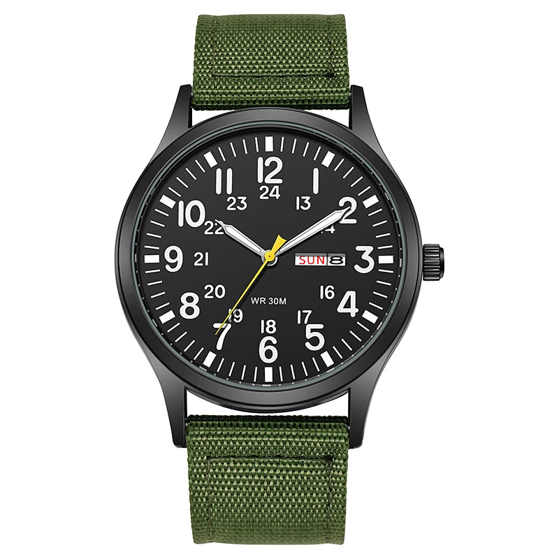 TPW K7101 reloj deportivo de inspiración militar con hebilla