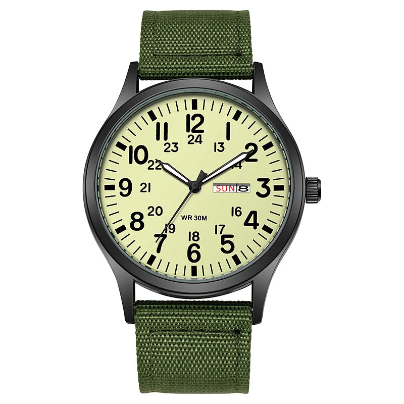Reloj TPW K7101 estilo militar con movimiento de cuarzo